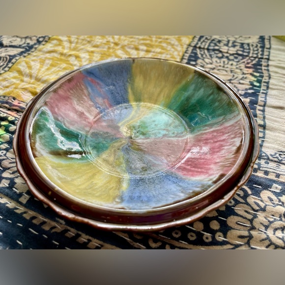 Vintage Tilso Hand Painted Original Pottery Dish Made In Japan - Picture 8 of 14